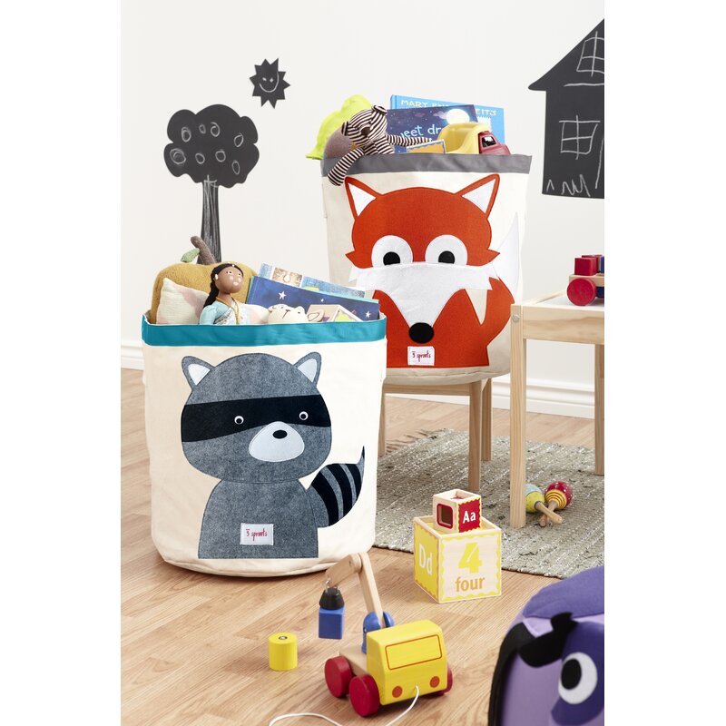 fox toy bin